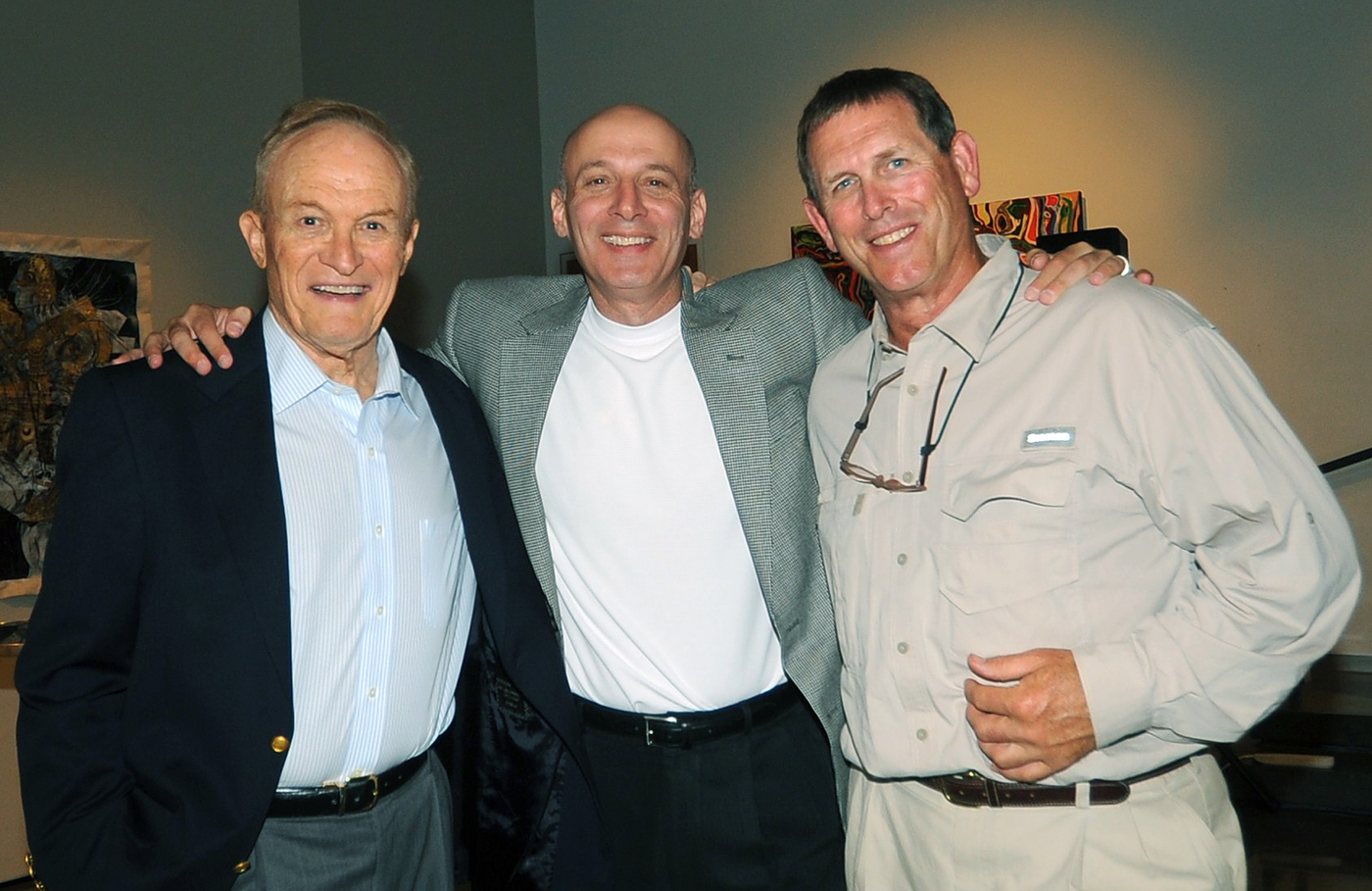 Dale Brown, Jeff Marx, and Bert Jones